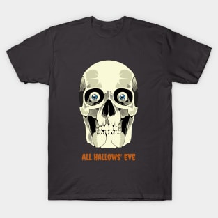 Staring Skull Halloween T-Shirt